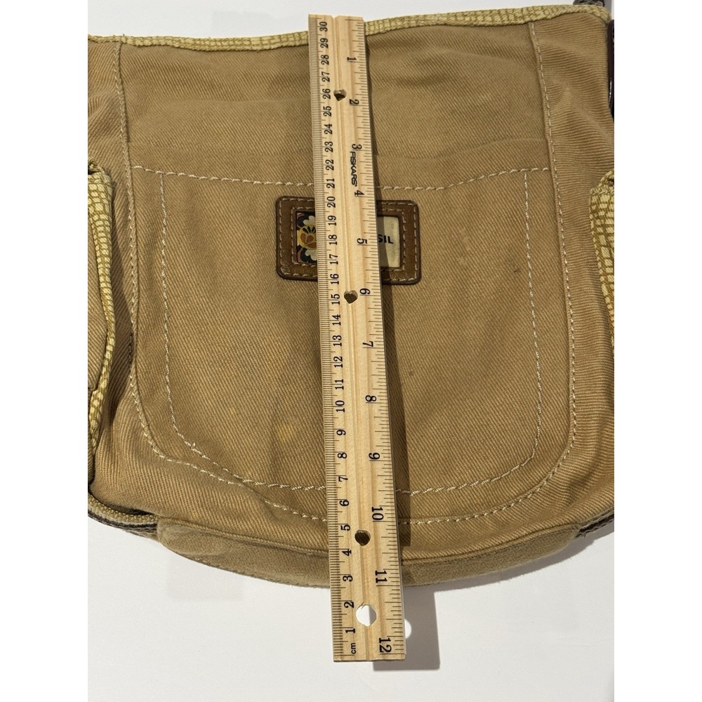 Fossil pocketbook,‎ brown, denim material - Picture 15 of 16